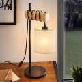 BRILAGI - Bordslampa NUBILA 1xE27/40W/230V brun/svart/krämfärgad