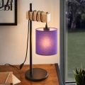BRILAGI - Bordslampa NUBILA 1xE27/40W/230V brun/svart/lila