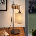 BRILAGI - Bordslampa NUBILA 1xE27/40W/230V brun/svart/ljusbrun