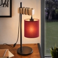 BRILAGI - Bordslampa NUBILA 1xE27/40W/230V brun/svart/pompejansk röd