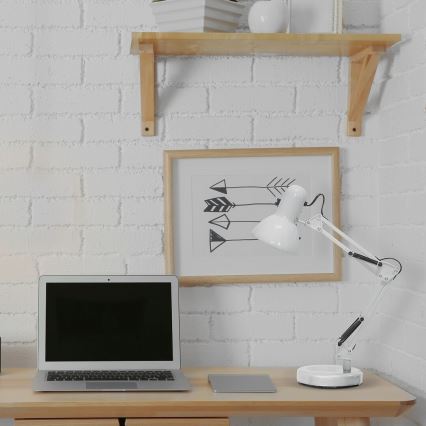 Brilagi - Bordslampa  ROMERO 1xE27/60W/230V vit 