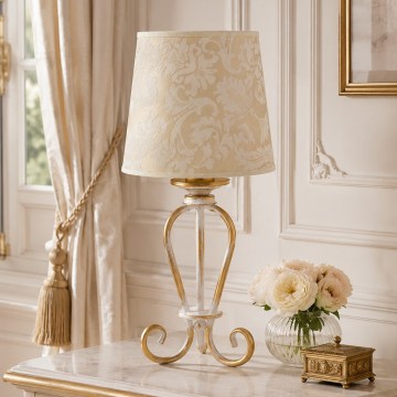 BRILAGI - Bordslampa SONIA 1xE27/15W/230V krämvit/patina