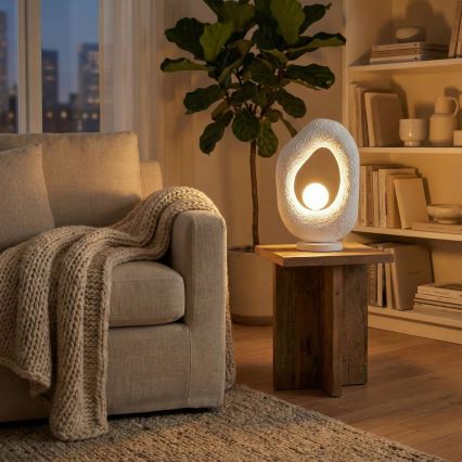 Brilagi - Bordslampa WABI SABI 1xG9/8W/230V vit