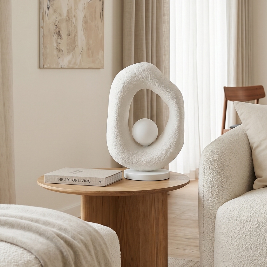 Brilagi - Bordslampa WABI SABI 1xG9/8W/230V vit
