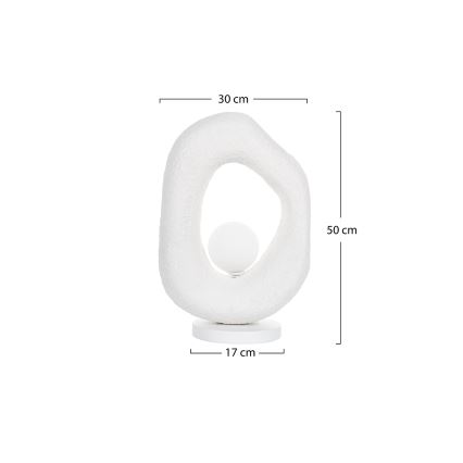 Brilagi - Bordslampa WABI SABI 1xG9/8W/230V vit