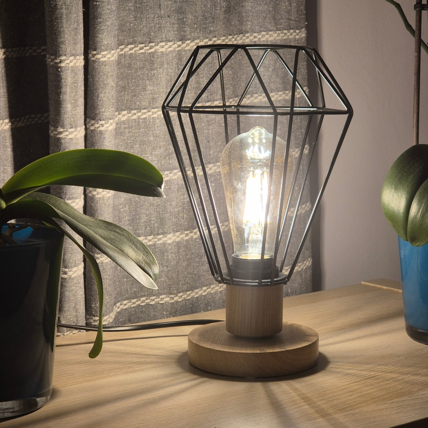 Brilagi - Bordslampa WOODY BASKET 1xE27/60W/230V ek