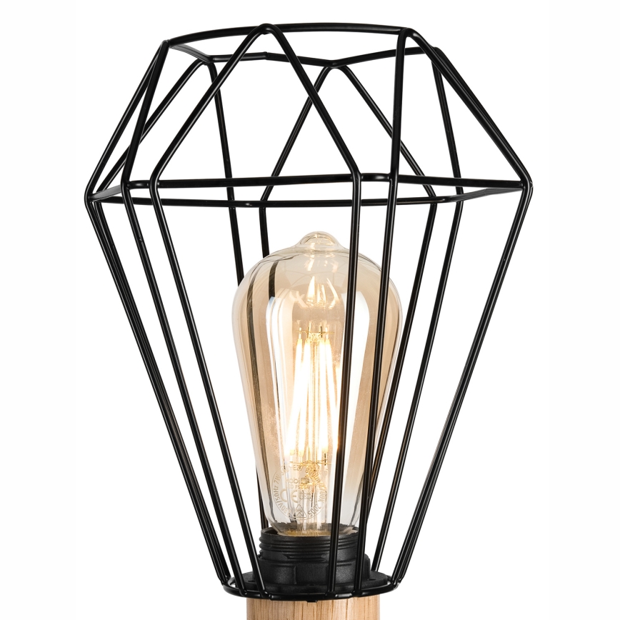 Brilagi - Bordslampa WOODY BASKET 1xE27/60W/230V ek