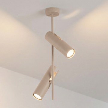 Brilagi - BRANCH takpendel på stång 2xGU10/30W/230V beige