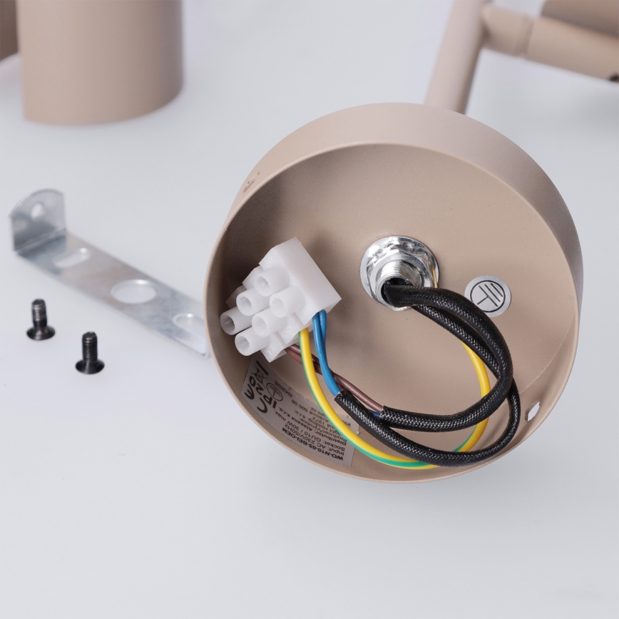Brilagi - BRANCH takpendel på stång 2xGU10/30W/230V beige