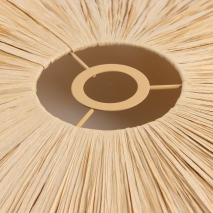 Brilagi - CERIA BOHO LED-hänglampa på kabel, 1xE27/40W/230V, Ø 60 cm, raffia