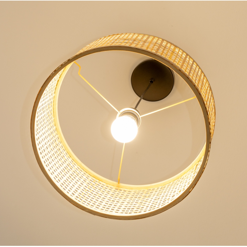 Brilagi - CERIA BOHO LED-pendel på vajer 1xE27/40W/230V Ø 25 cm bambu