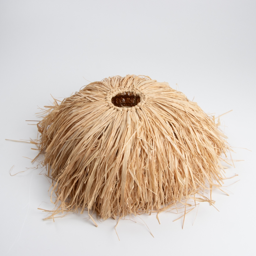 Brilagi - CERIA BOHO LED-pendellampa på sladd 1xE27/40W/230V Ø 40 cm, i raffia