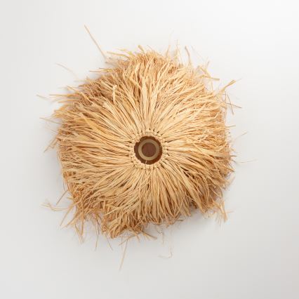 Brilagi - CERIA BOHO LED-pendellampa på sladd 1xE27/40W/230V Ø 40 cm, i raffia