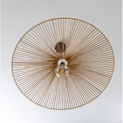 Brilagi - CERIA BOHO LED-pendellampa på sladd 1xE27/40W/230V Ø 90 cm, brun