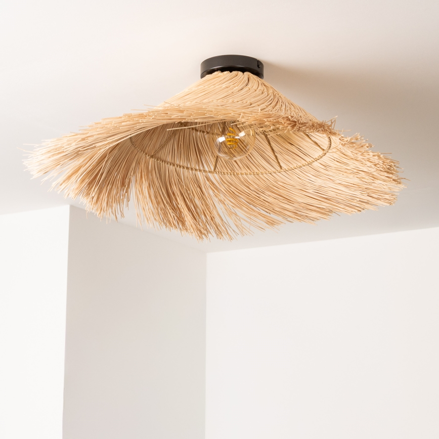 Brilagi - CERIA BOHO LED ytmonterad taklampa, 1x E27 (max 40 W), 230 V, Ø 100 cm, rattan