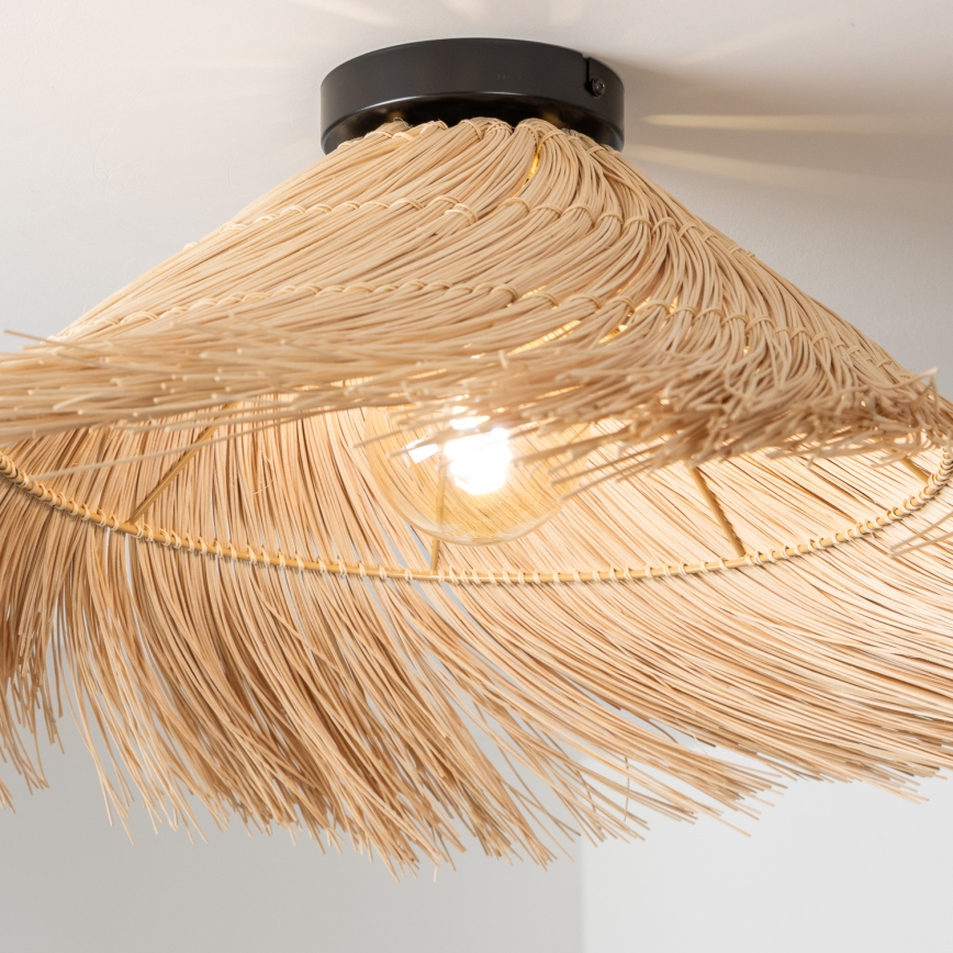 Brilagi - CERIA BOHO LED ytmonterad taklampa, 1x E27 (max 40 W), 230 V, Ø 100 cm, rattan