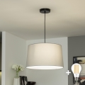 Brilagi - CERIA LED-ljuskrona på vajer 1xE27/40W/230V Ø 45 cm grå