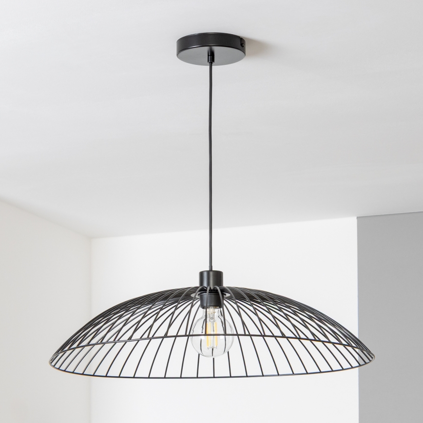 Brilagi - CERIA WIRE LED-pendel 1xE27/40W/230V Ø 60 cm, svart