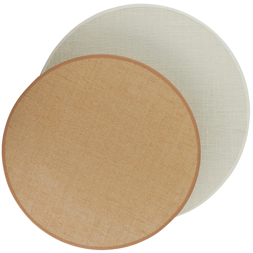 Brilagi - Vägglampa CIRCLES 1xE27/15W/230V 35x32 cm beige/krämfärgad