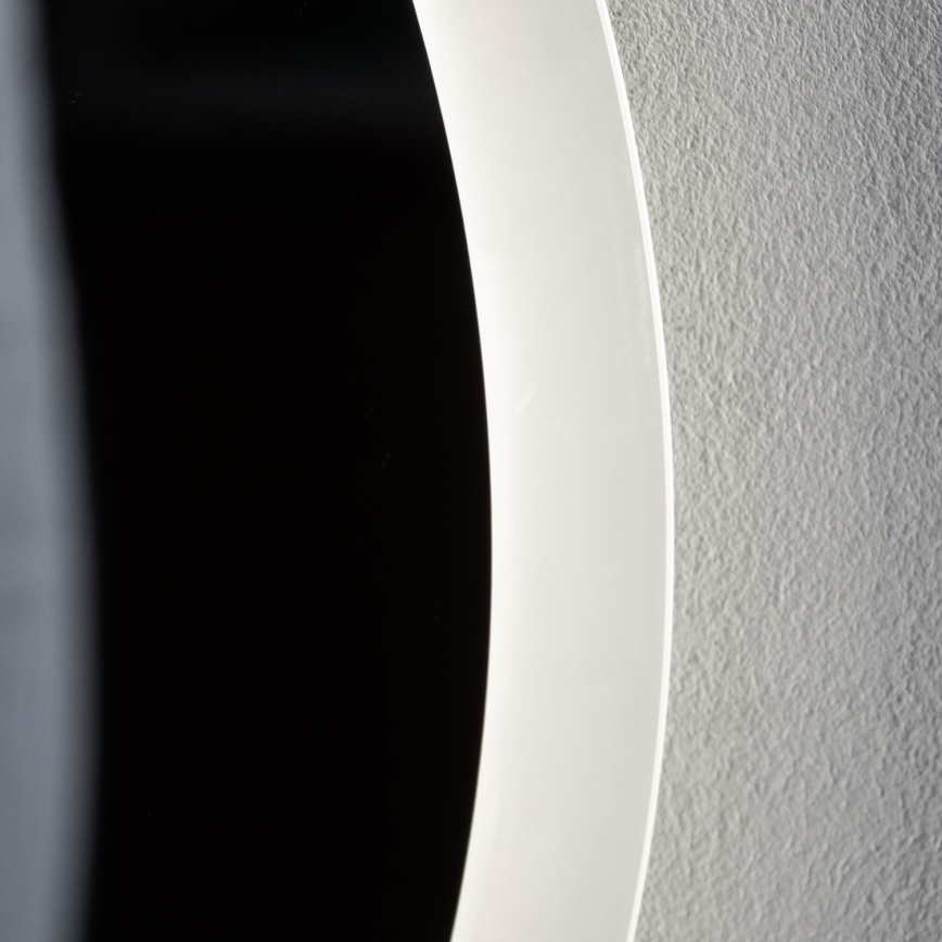 Brilagi - CLARA ECO uppvärmd LED-badrumsspegel LED/12W/230V Ø 60 cm IP44 CRI 90 dimbar + CCT