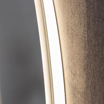 Brilagi - CLARA ECO uppvärmd LED-badrumsspegel LED/12W/230V Ø 60 cm IP44 CRI 90 dimbar + CCT