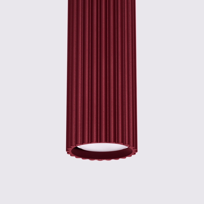 Brilagi - CRESTO LED-pendel på kabel 1xGU10/10W/230V bordeaux