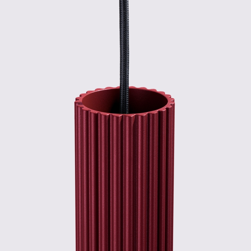 Brilagi - CRESTO LED-pendel på kabel 1xGU10/10W/230V bordeaux