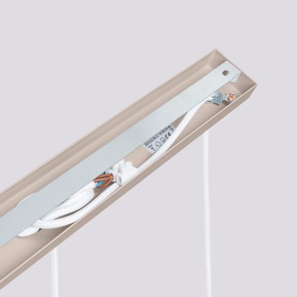 Brilagi - CRESTO LED-pendellampa på vajer 3xGU10/10W/230V taupe