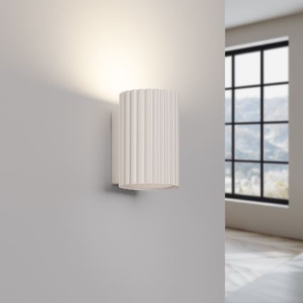 Brilagi - CRESTO LED-vägglampa 1xGU10/10W/230V 10 cm krämfärgad