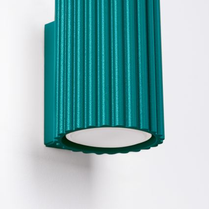 Brilagi - CRESTO LED-vägglampa 1xGU10/10W/230V 10 cm turkos