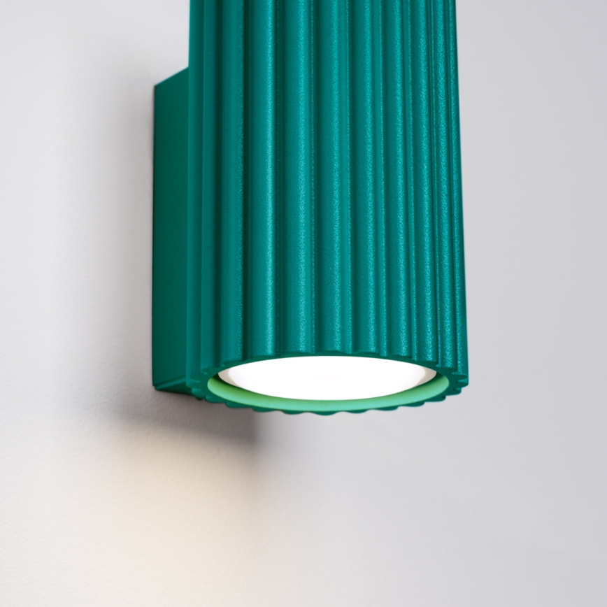Brilagi - CRESTO LED-vägglampa 1xGU10/10W/230V 10 cm turkos