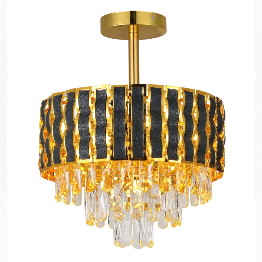 Brilagi - CRISTAL, ytmonterad plafondlampa, 5xE14/40W/230V, Ø 38 cm