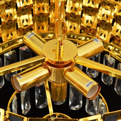 Brilagi - CRISTAL, ytmonterad plafondlampa, 5xE14/40W/230V, Ø 38 cm