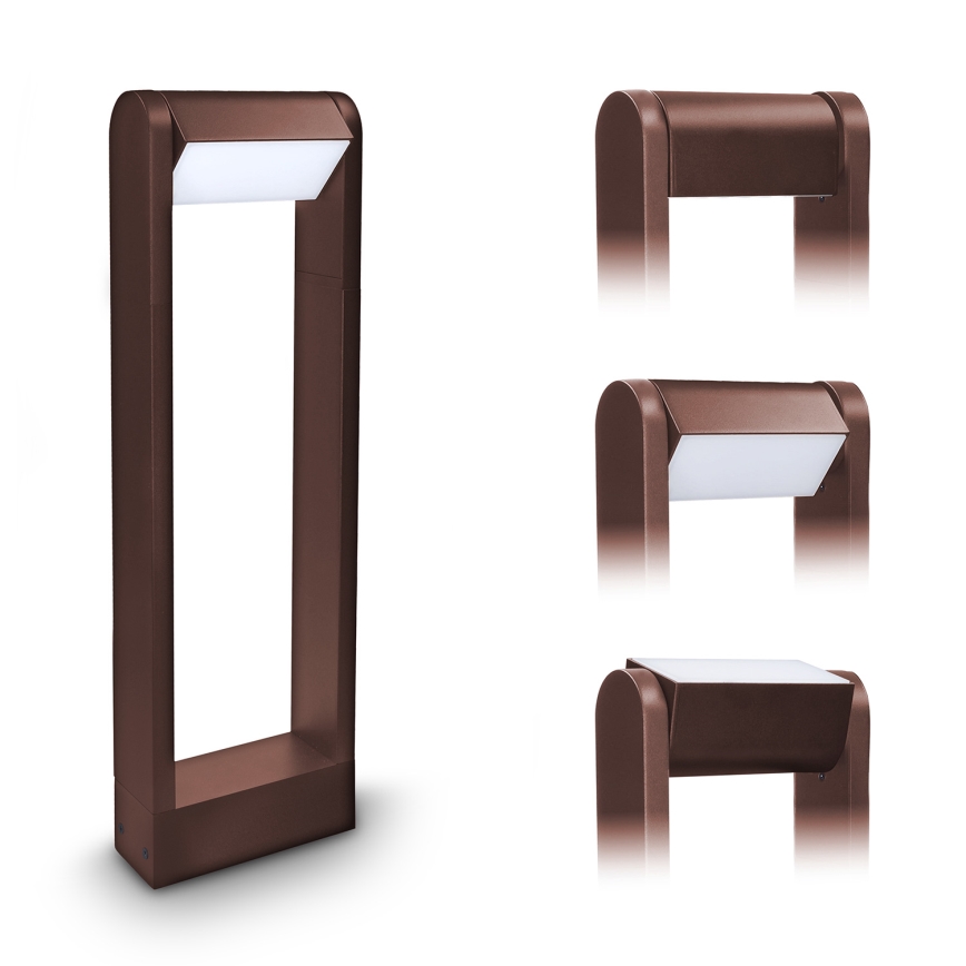 Brilagi - CROTONE LED-utomhuslampa 7W/230V, brun, IP54, 50 cm