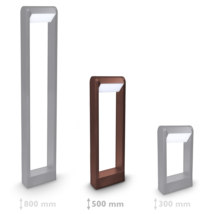 Brilagi - CROTONE LED-utomhuslampa 7W/230V, brun, IP54, 50 cm