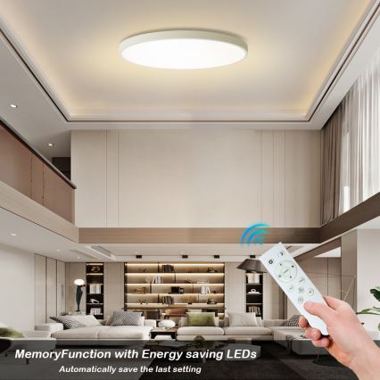 Brilagi - Dimbart LED-takarmatur POOL SMART LED/180W/230V 3000-6000K Ø 120 cm Wi-Fi Tuya vit + fjärrkontroll
