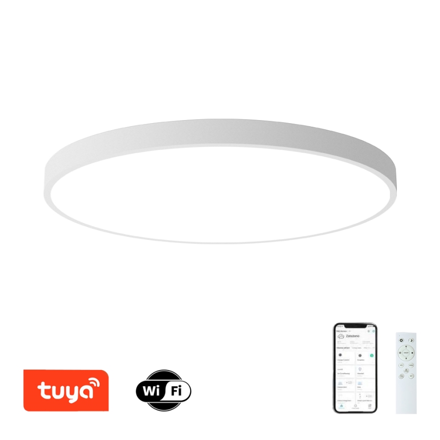 Brilagi - Dimbart LED-takarmatur POOL SMART LED/180W/230V 3000-6000K Ø 120 cm Wi-Fi Tuya vit + fjärrkontroll