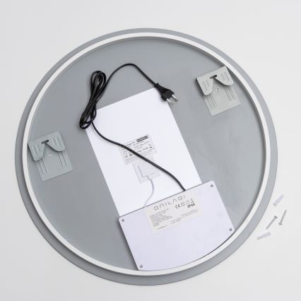 Brilagi - LED-badrumsspegel DEMI ECO, uppvärmd, LED/12W/230V, Ø 60 cm, IP44, CRI 90, dimbar + CCT