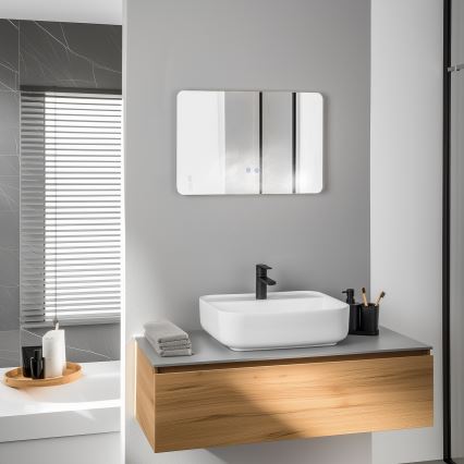 Brilagi - Uppvärmd LED-badrumsspegel DIANA LED/13W/230V 40x60 cm IP44 CRI 90 dimbar + CCT