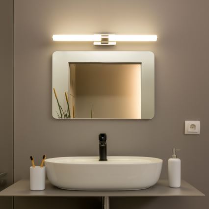 Brilagi - DIANA LED-spegellampa för badrum, 10 W/230 V, 60 cm, IP44, blank krom