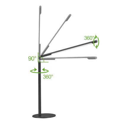 Brilagi - Beröringsstyrd dimbar bordslampa VARIO LED/7W/230V 3000-6500K CRI 96 svart