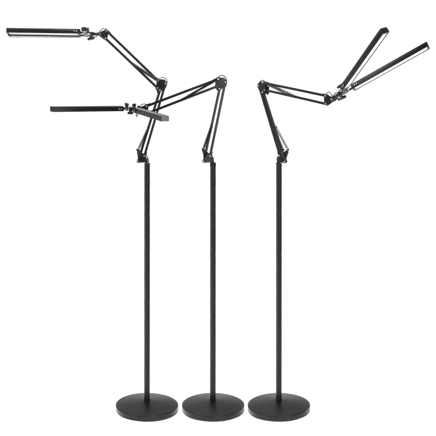 BRILAGI - Dimbar flexibel LED-golvlampa VARIO LED/14W/230V 3000-6000K 157 cm svart