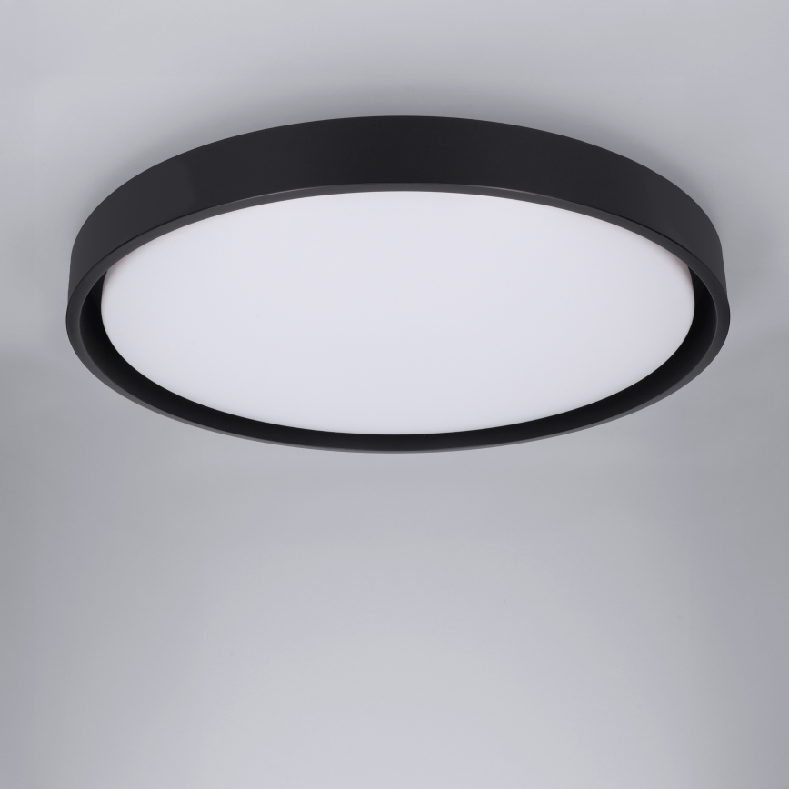 Brilagi - Dimmbar LED-taklampa MATTEO LED/60W/230V 3000-6500K Ø 51,5 cm svart + fjärrkontroll