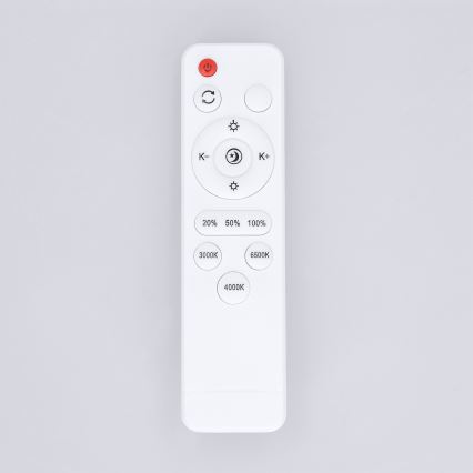 Brilagi - Dimmbar LED-taklampa MATTEO LED/60W/230V 3000-6500K Ø 51,5 cm svart + fjärrkontroll