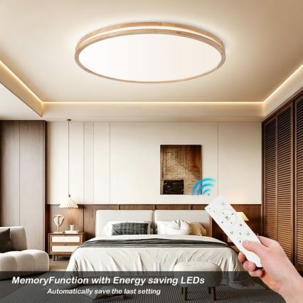 BRILAGI - LED-dimbar taklampa MOLINA LED/128W/230V 3000-6000K ek Ø 100 cm + fjärrkontroll