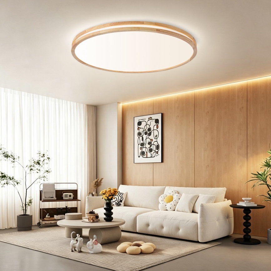 BRILAGI - LED-dimbar taklampa MOLINA LED/128W/230V 3000-6000K ek Ø 100 cm + fjärrkontroll