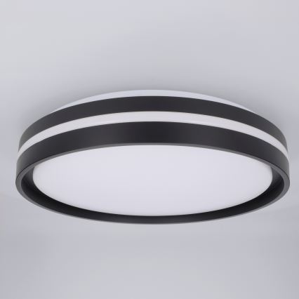 Brilagi - LED dimbar taklampa NAOMI LED/48W/230V 3000-6500K Ø 39 cm svart + fjärrkontroll