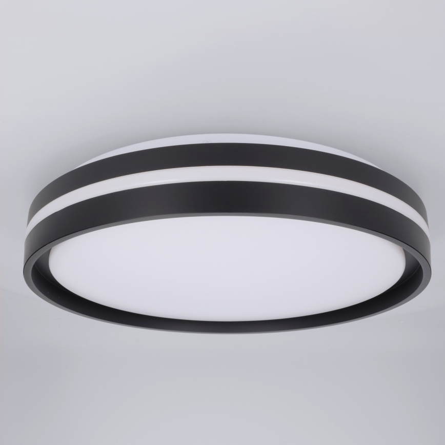 Brilagi - LED dimbar taklampa NAOMI LED/48W/230V 3000-6500K Ø 39 cm svart + fjärrkontroll