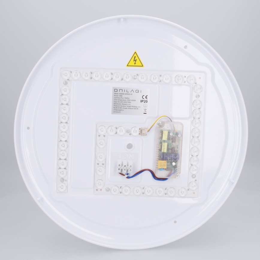 Brilagi - LED dimbar taklampa NAOMI LED/48W/230V 3000-6500K Ø 39 cm svart + fjärrkontroll