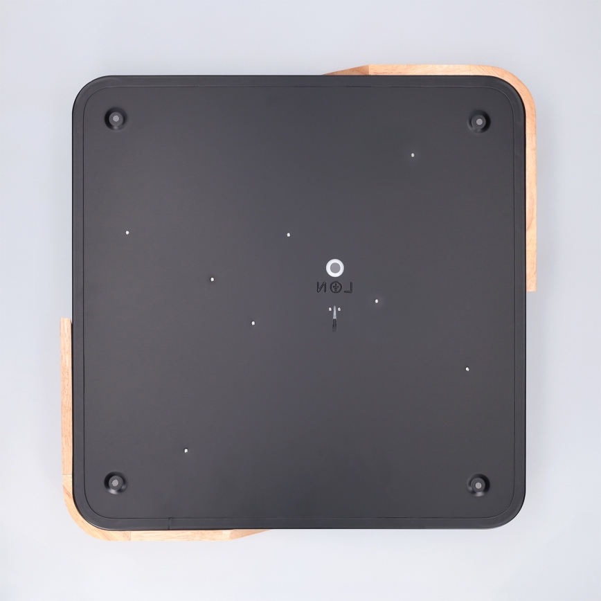Brilagi - Dimbart LED-taklampa PILANA LED/48W/230V 3000-6500K ek/svart 42x42 cm + fjärrkontroll